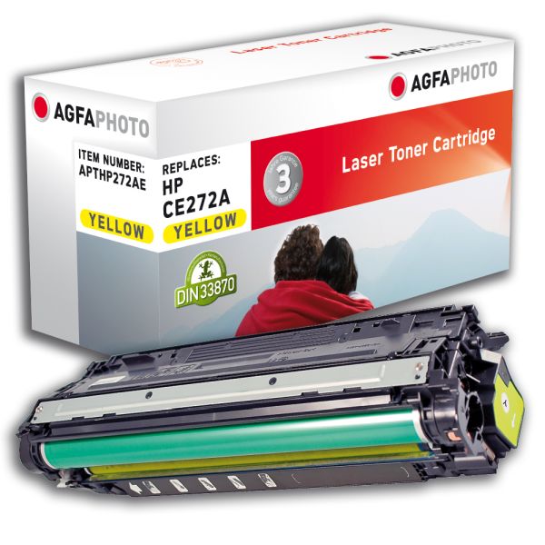 AGFAPHOTO APTHP272AE (350227-034034) LASER TONER HP CE272A 15.000 SAYFA SARI DMO KODU: 59864-K3243            