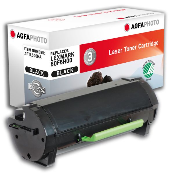 AGFAPHOTO APTL500HA (351513-041034) LASER TONER LEXMARK 50F5H00 5.000 SAYFA SİYAH DMO KODU: 59902-K3243