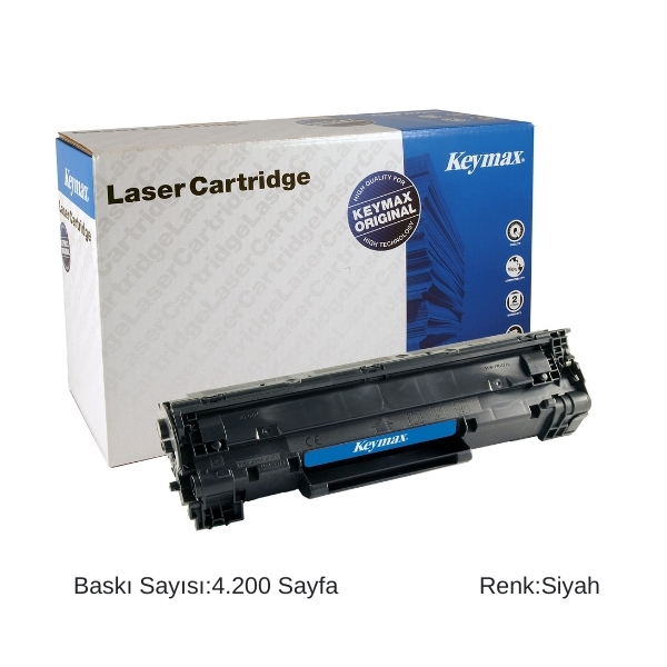 KEYMAX HP CE278X (78X) Siyah Toner